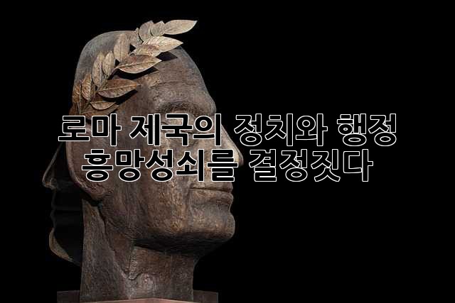 로마 제국의 정치와 행정: 흥망성쇠를 결정짓다