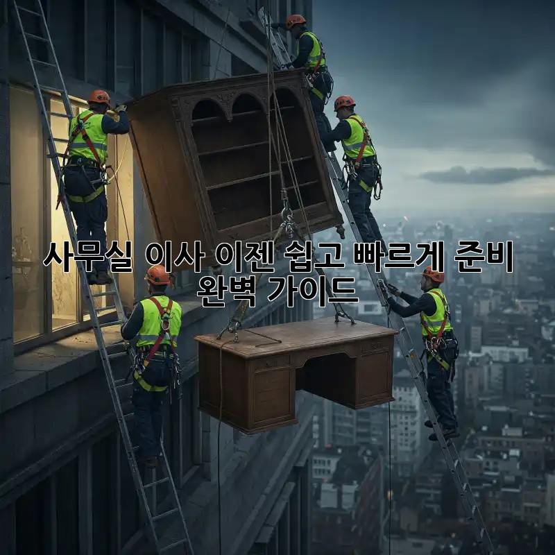 사무실 이사, 이젠 쉽고 빠르게! 준비 완벽 가이드