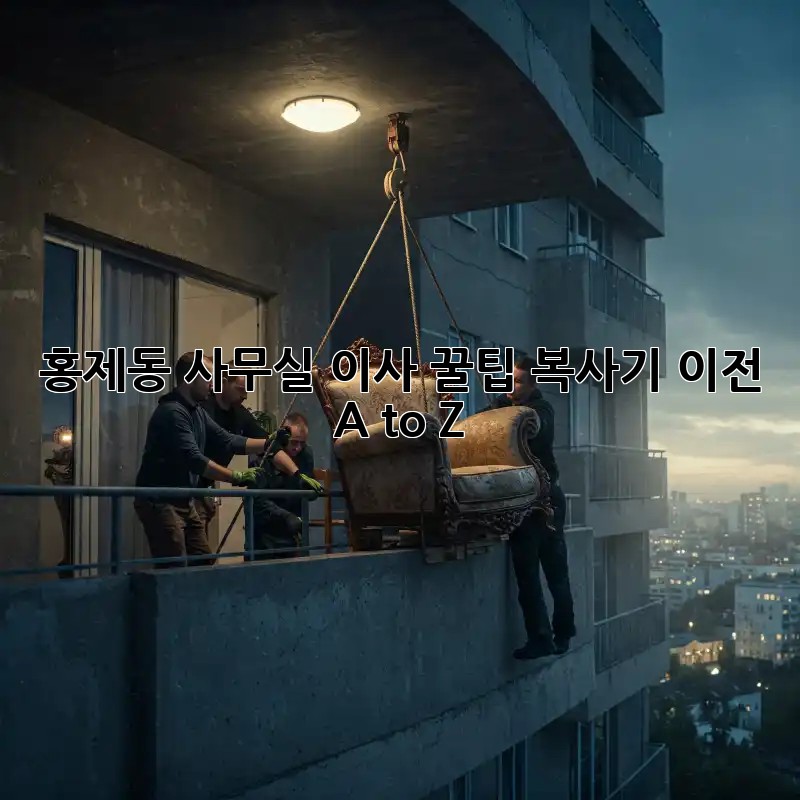 홍제동 사무실 이사 꿀팁! 복사기 이전 A to Z 🖨️🚚