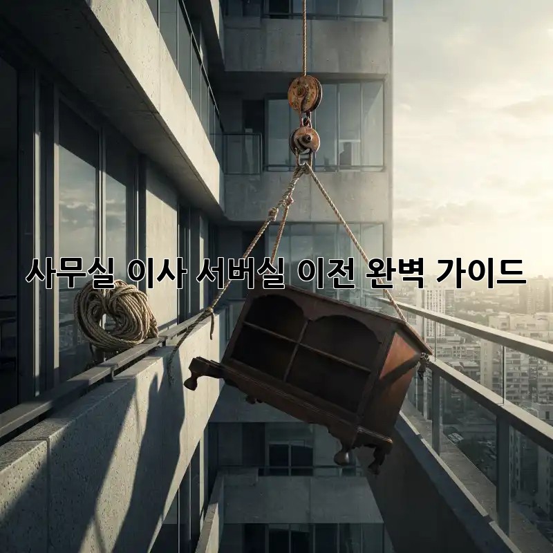 사무실 이사? 서버실 이전 완벽 가이드!