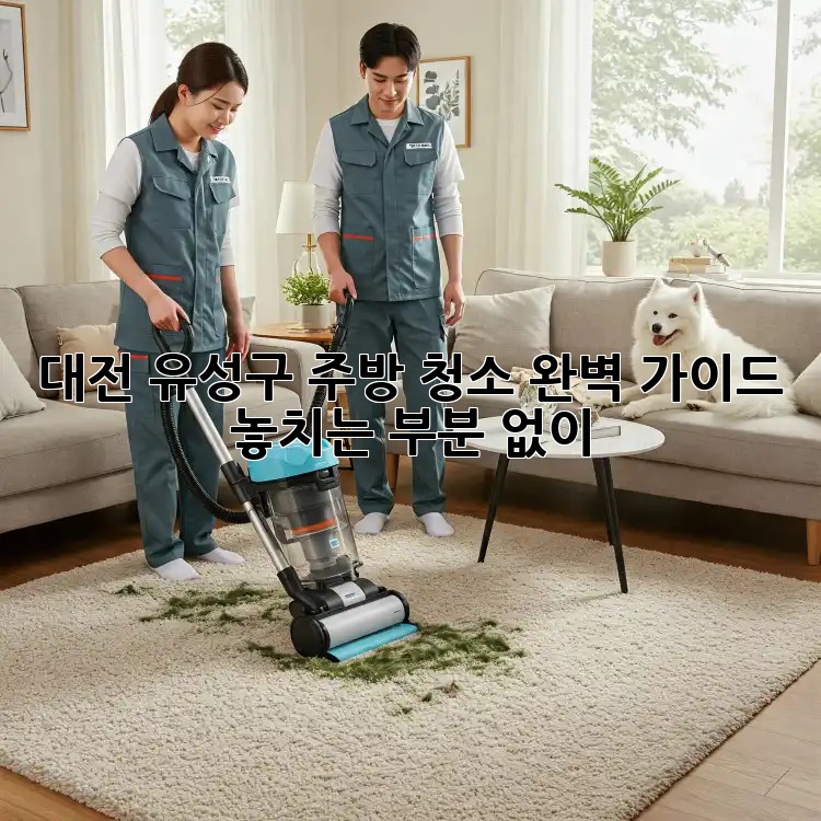 대전 유성구 주방 청소 완벽 가이드: 놓치는 부분 없이!