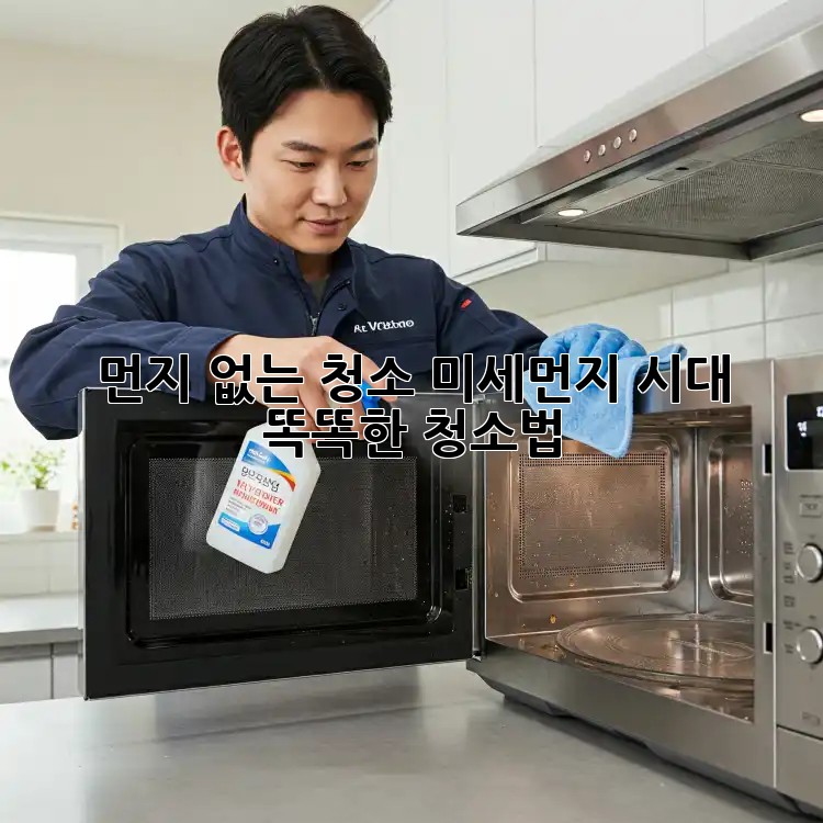 먼지 없는 청소: 미세먼지 시대, 똑똑한 청소법