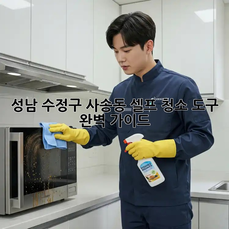성남 수정구 사송동 셀프 청소 도구 완벽 가이드