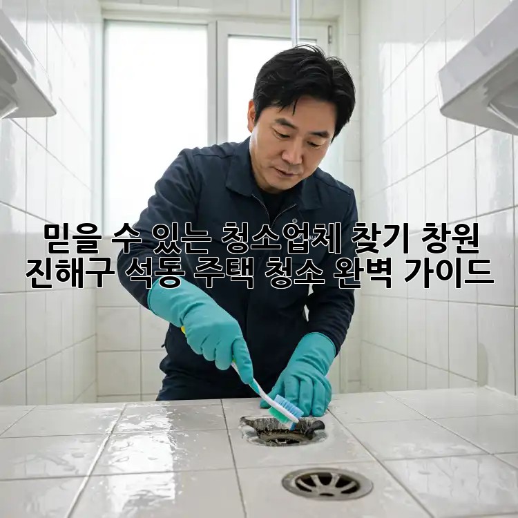 믿을 수 있는 청소업체 찾기: 창원 진해구 석동 주택 청소 완벽 가이드