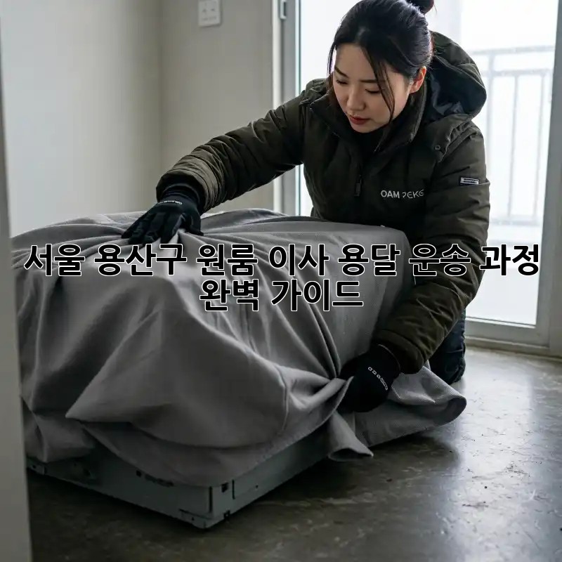 서울 용산구 원룸 이사, 용달 운송 과정 완벽 가이드