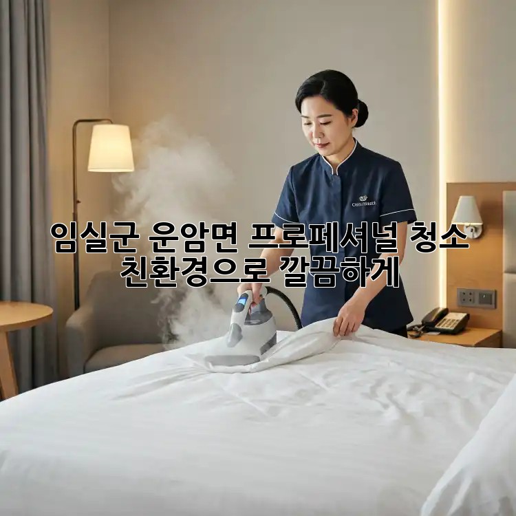 임실군 운암면 프로페셔널 청소 ✨ 친환경으로 깔끔하게!